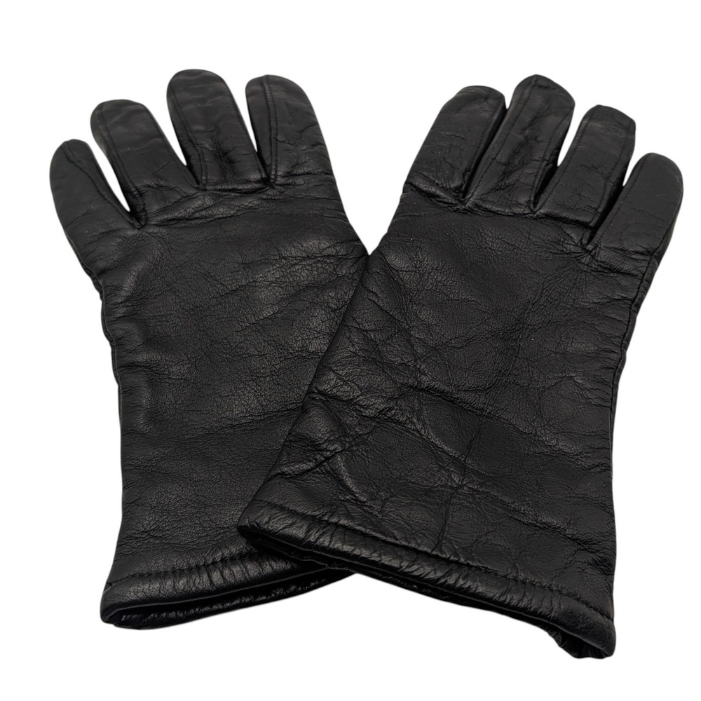 Samco Leather‎ Winter Gloves Black Wool Polyester Lining Womens Four Made in USA
